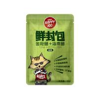 Wanpy顽皮 Happy100猫用 金枪鱼+海燕鱼鲜封包